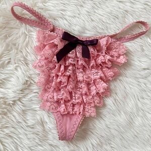 Y2K Victoria’s Secret Ruffle Thong